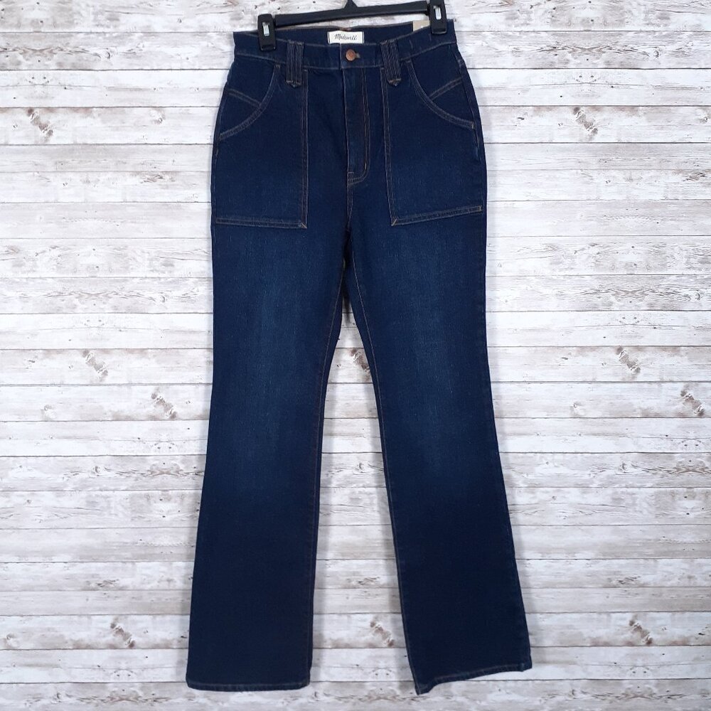 Madewell Womens Jeans Size 27 High Rise Boot Cut Blue 472